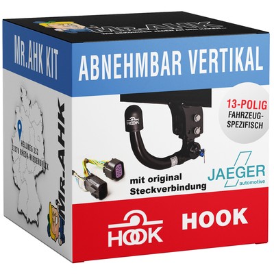 Hook FORD KUGA SUV 08-13 AHK gancio di traino rimovibile 7pol spe e-frase 