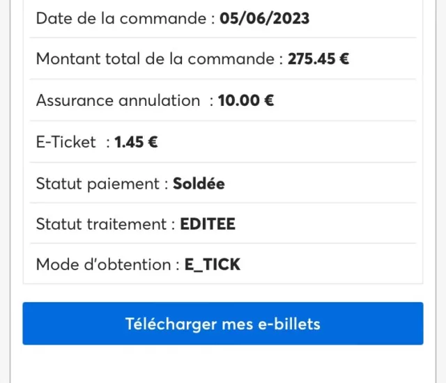 4 places de concert carré or à l’accor arena paris pour Lomepal 6/12/23