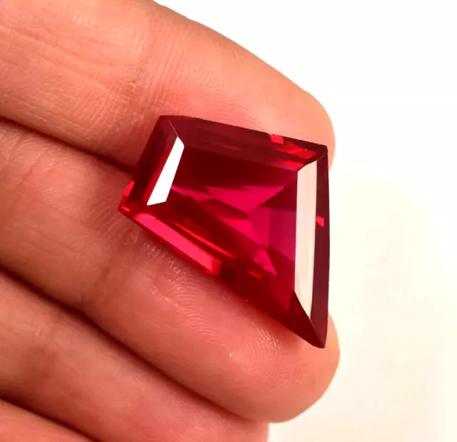 Rubino rosso del Mozambico naturale al 100% da 23,80 CT, pietra preziosa...