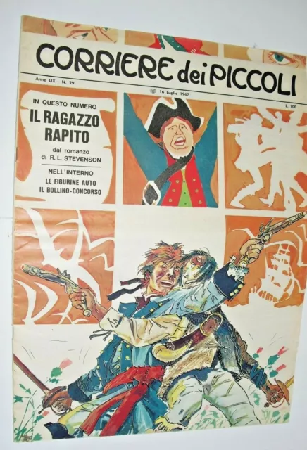 CORRIERE DEI PICCOLI (1967) n 29 senza figurine PRATT