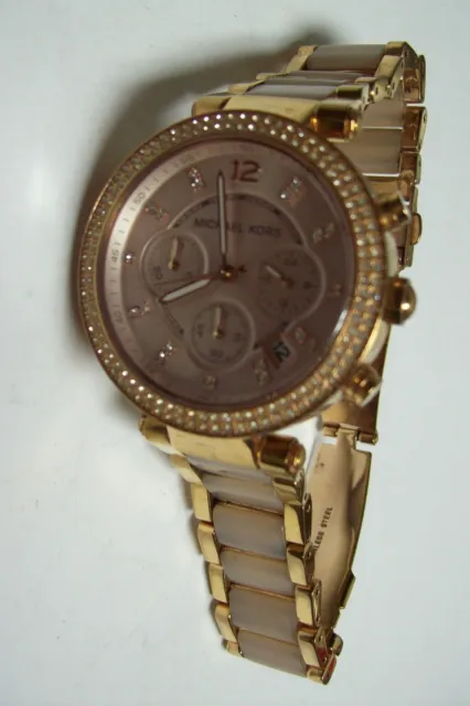 MICHAEL KORS Blush Ladies Glitzy Watch  MK 5896