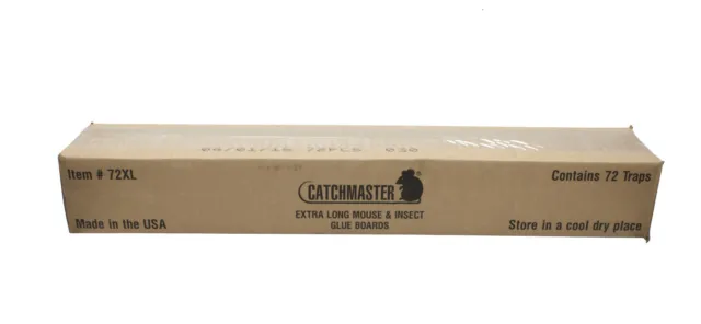 72 Catchmaster Extra Long Glue Boards 24" x 4" Mouse Insect Snake Lizard Traps 2