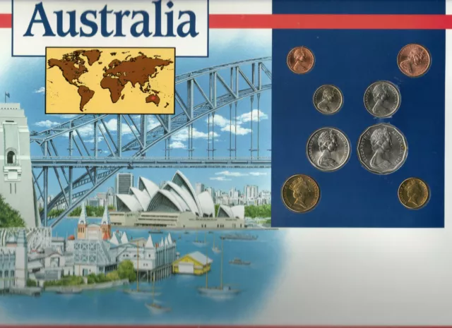 Coins of the World Australia 1973-1994 BU $2 1990 $1 1994 5 cents 1977 1 cent 73