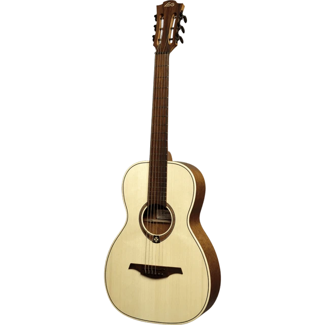 Lâg T177PE - Guitare électro-acoustique Parlor Tramontane - Naturel satiné
