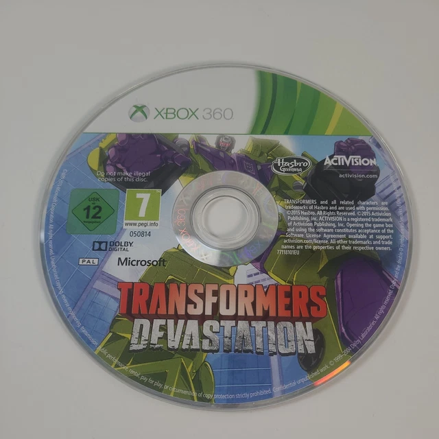 *Disc Only* Transformers Devastation Xbox 360 Action Video Game PAL