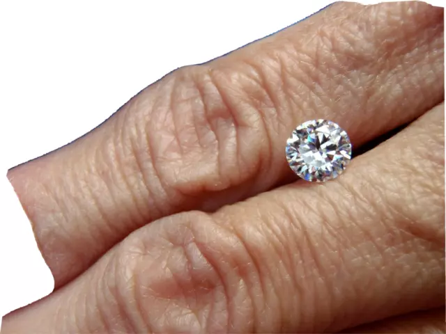 CERTIFIED 5.00 Ct Natural Diamond D Grade ROUND LOOSE VVS1/11.00 mm - RING SIZE 3