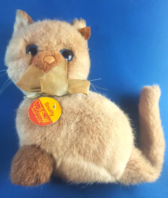 VINTAGE seltene colectable STEIFF KATZE CAT toy '70