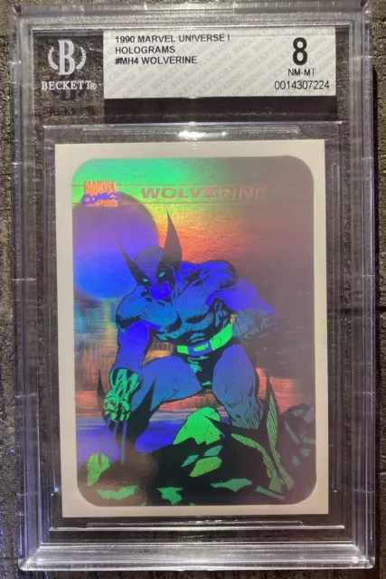 Wolverine Bgs8 1990 Impel Marvel Universe Hologram #Mh4🔥🔥🇺🇸