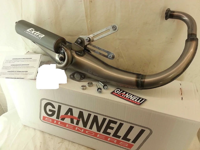 Scarico Completo Giannelli Shot V4 Omologato Per MBK Booster NG 1998-1999 - Terminale Con Codice 31602V4 - Foto 11