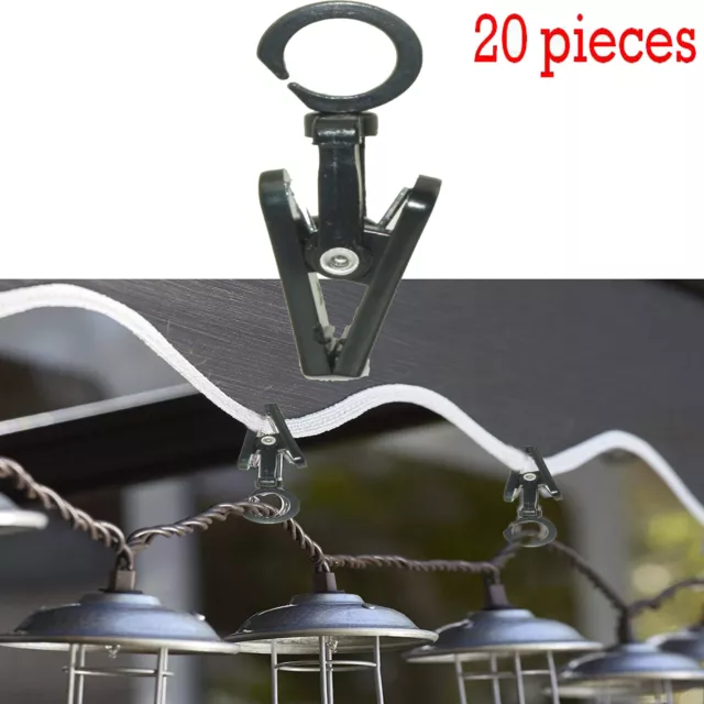 20x RV CAMPER AWNING LIGHT CLIP use to hang lights onto RV awning travel trailer