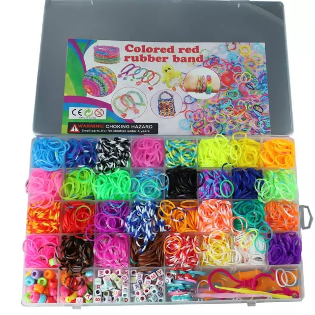 Colorful Colorful Loom  Loom Bracelet Kit  For Bracelet Making