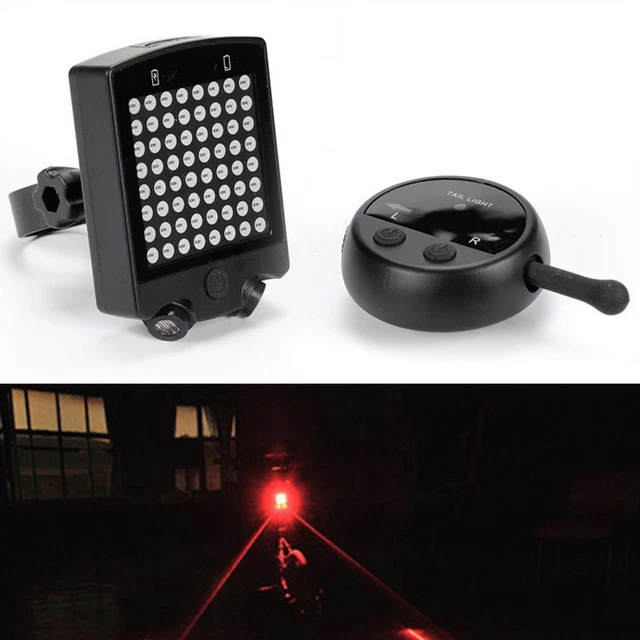 Feu de vélo rechargeable avec feu arrière, lampe de poche de sécurité