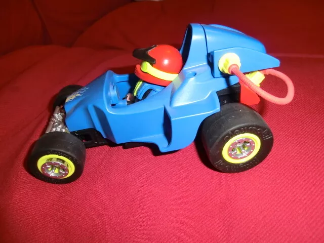 Playmobil 4181 Flitzer Blauer Racer Rennwagen mit Rückzugsmotor NEUWERTIG