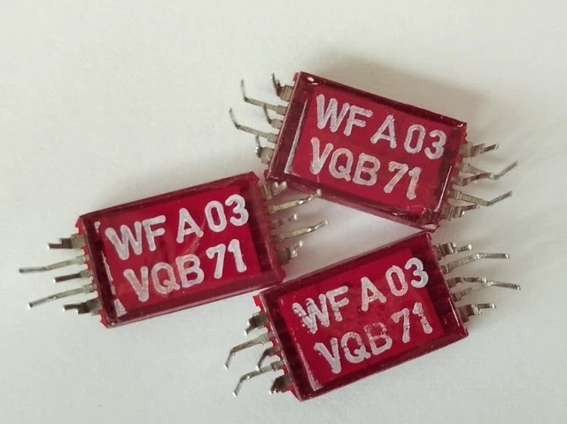 10Pcs lot WFA03 VQB71 RFT HYBRID NUMERIC RED LED DISPLAY