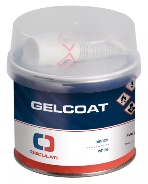 Gelcoat Filler White 200g Tin Fibreglass Boat & Caravan Repairs HS26