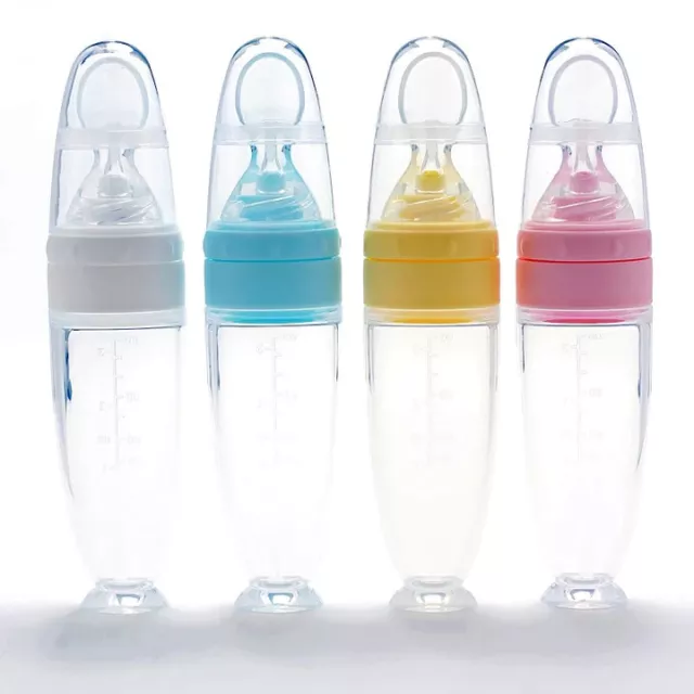 Babyflasche Dosierlöffel Fütterungsflasche Silikon Schnuller Squeeze Löffel