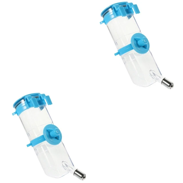 Set 2 Bunny Bottles Pet Water Fountain Rabbit Water Dispenser Leakproof