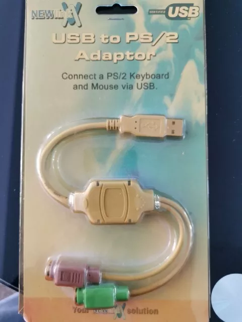 Mouse Keyboard PS/2 Female  to USB Male Adapter Converter For Any Computer