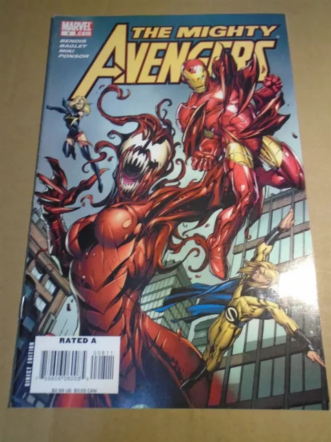 THE MIGHTY AVENGERS #8 Carnage Secret Invasion Marvel Comics 2008 NM