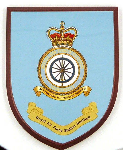 Plaque émaillée Plaquée Or – DANBURY MINT RAF Royal Air Force – 47 Escadron – Angleterre