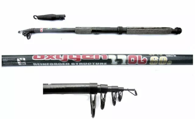 Lineaeffe Carbon Oxygen Telescopic Rods 7Ft 2.1M