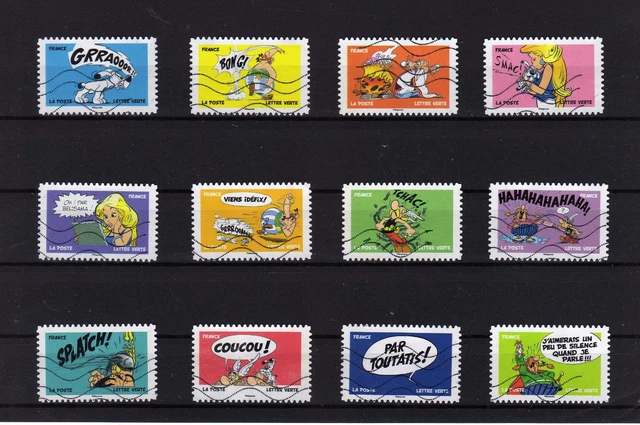 Planches Autocollants Asterix – Série Complète 5 Planches – Spoonies Panini 1999