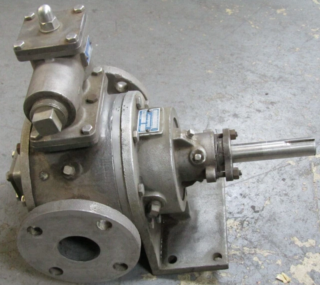 🤓 Blackmer 75 Gpm 2'' Sliding Vane Pump 640 Rpm 200 Psi / W Relief Valve Snp2