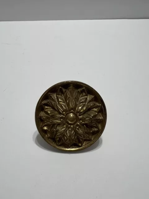 Drawer Pull Knob Solid Brass Cabinet 2 Inch