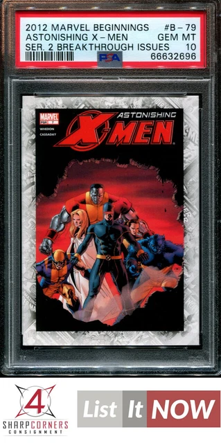 2012 Marvel Beginnings Ser 2 Breakthrough Issues X-Men Pop 2 Psa 10 N3451625-696