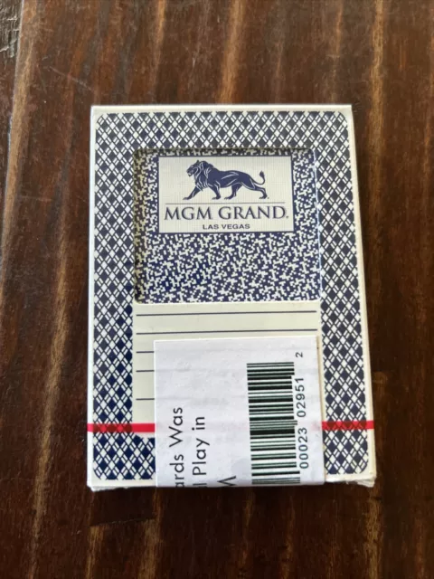 Vintage MGM GRAND CASINO PLAYING CARDS LAS VEGAS; Aristocrat Club Special; USA
