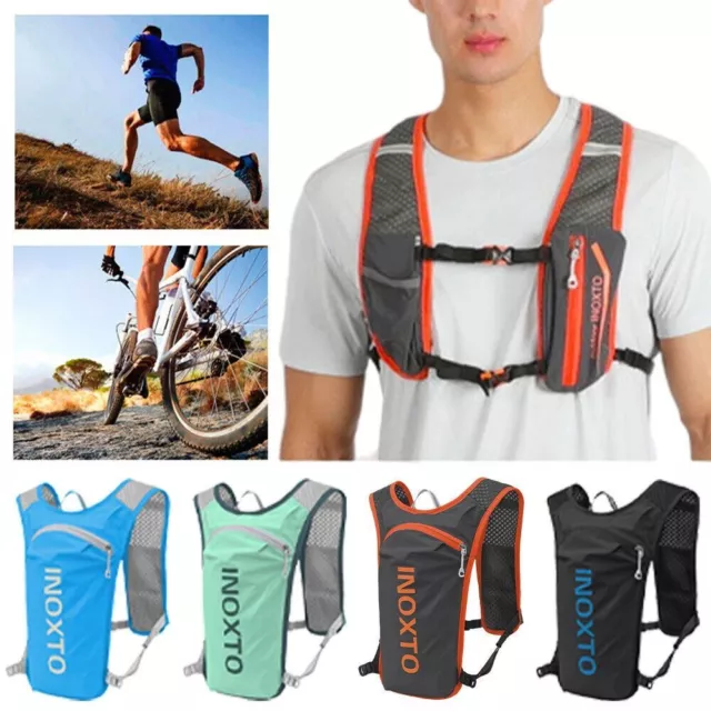 Hiking Hydration Backpack Water Rucksack Bag Running Cycling Vest Gym Bag