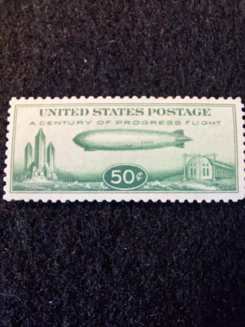 U.S. Stamps, Scott # C18, Airmail, Green M/VF/NH, 1933