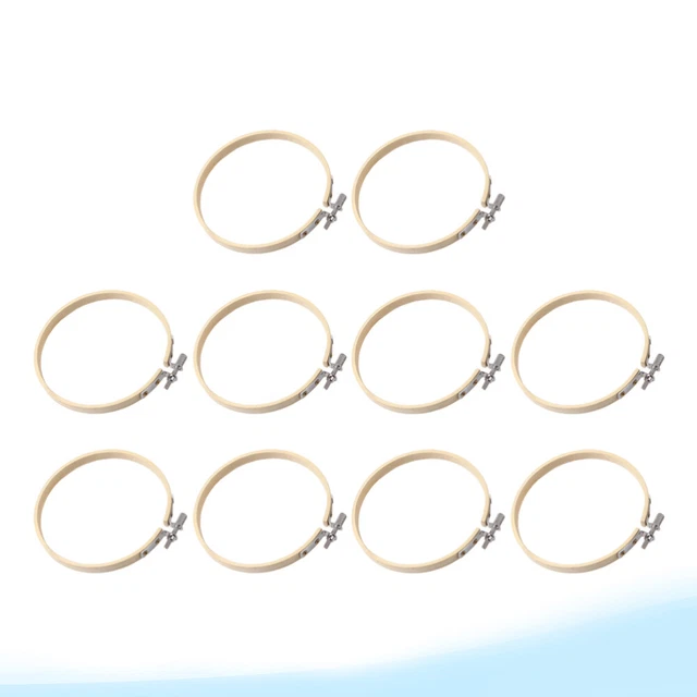 10 Pcs Hölzern Stickrahmen Aus Holz Stickkreis Selber Machen