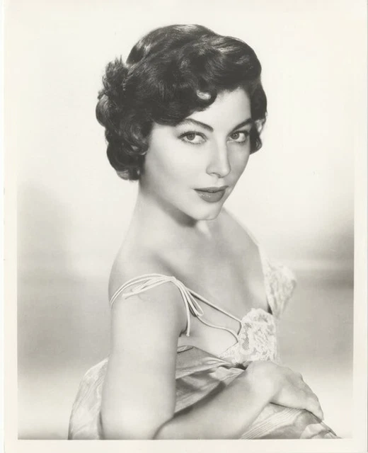 AVA GARDNER SEDUCTIVE 1950&rsquo;s Busty Boudoir Glamour Pin up Vintage 8x10