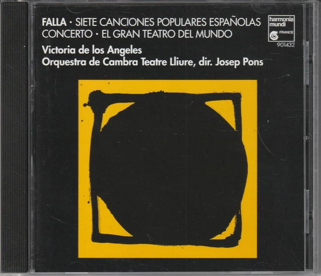 Manuel De Falla Siete Canciones Victoria De Los Angeles Josep Pons
