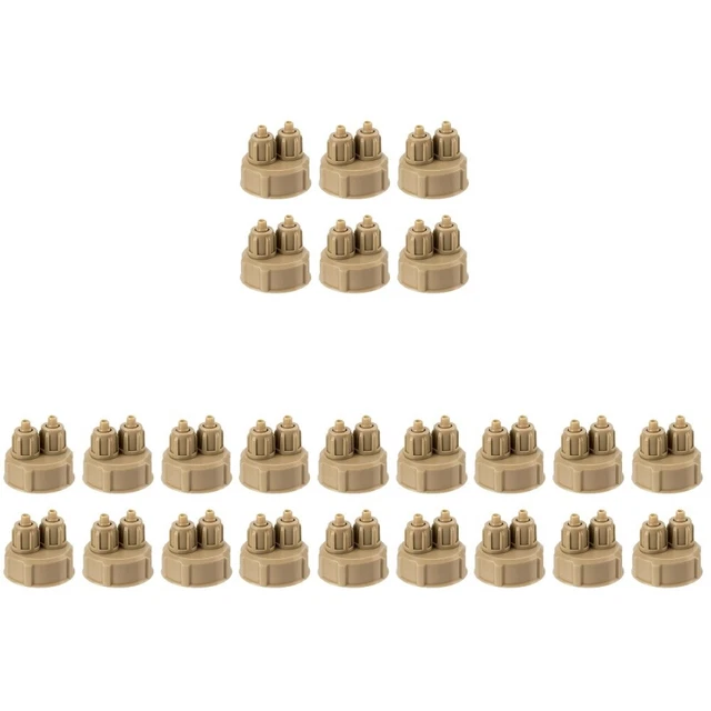 24 pcs Kohlendioxid Reaktor Reaktor Flasche Caps Luft Diffusor Generator Teil