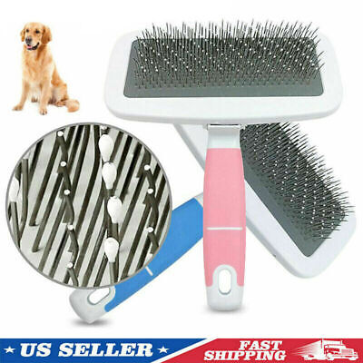 Pet Metal Teeth Flea Cleaning Comb Dog Puppy Cat Grooming Fleas Brush Tool USA