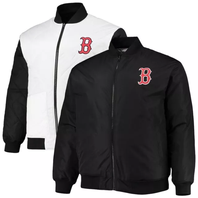 Boston Red Sox Reversible Satin Full-Zip Jacket - Mens 2XL