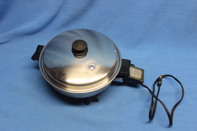 Saladmaster Electric Skillet 11’’ W/Vapo Lid #7817 Saladmaster Electric Skillet 11’’ W/Vapo Lid #7817