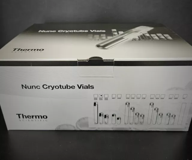 Thermo Nunc Cryotube Freezer Vial 1.8 ml Starfoot Total of 450 Vials 2