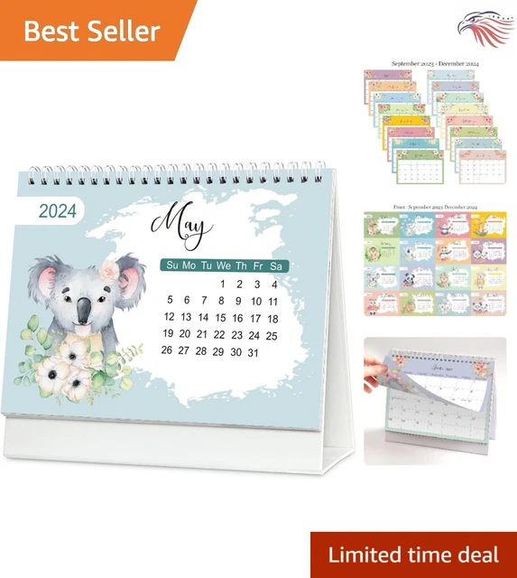 20232024 DESKTOP CALENDAR Monthly Flip Calendar Thick Paper 16