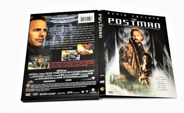 The Postman DVD 1998 Snap Case Kevin Costner Tom Petty