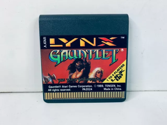 GAUNTLET THE THIRD Encounter Atari Lynx Cartridge PAL - Fast Post