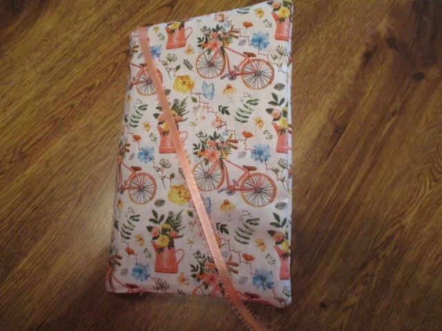 Signs of Spring Print Handmade Quilted Regular Size Paperback Book Cover