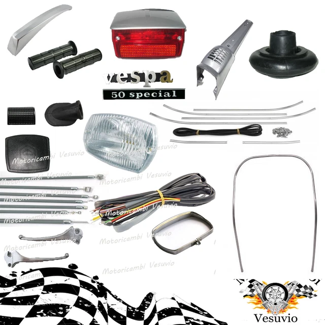 Restauro Vespa Kit Restauro 41 Pezzi Completo, Per Freni, Fanali