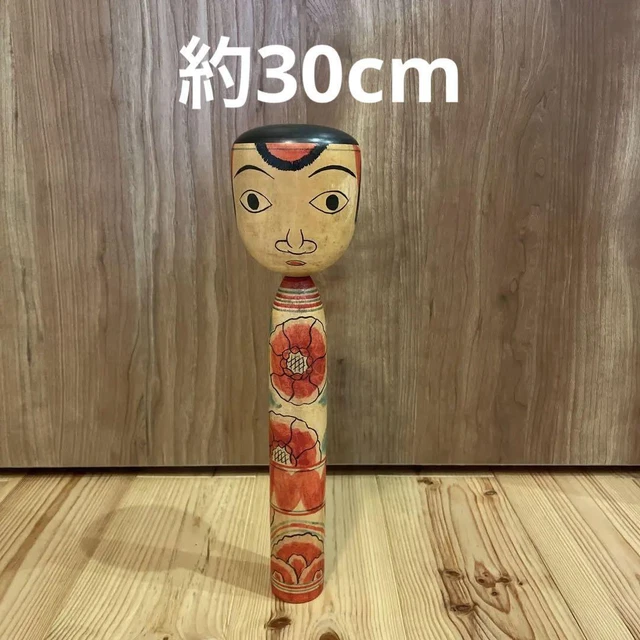 Aizu traditional kokeshi  Nakanosawa Iwamoto Yoshizo 30cm Takobozu