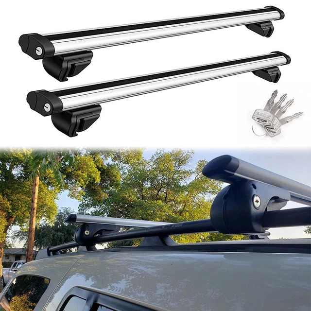 53& CAR ROOFTOP Rail Crossbar Carrier Cargo Luggage For Dodge Durango