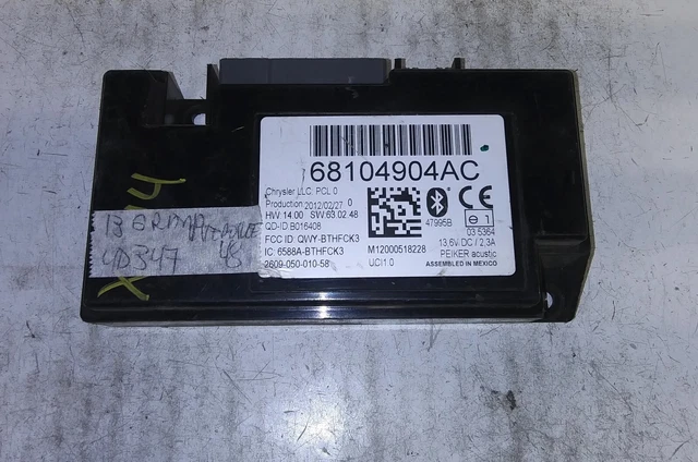 68104904AC Comunicazione Controllo Modulo 2013 Jeep Grande Cherokee