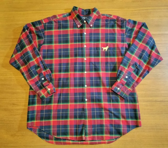 POLO RALPH LAUREN Mens XL Tartan Plaid Blake DOG crest Long Sleeve Shirt XL POLO RALPH LAUREN Mens XL Tartan Plaid Blake DOG crest Long Sleeve Shirt XL