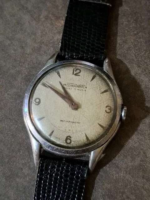 Montre Homme GENEVA SPORT – Ancre 17 Rubis, Boîtier 35 Mm, Révisée – Occasion, Style Vintage Sportif